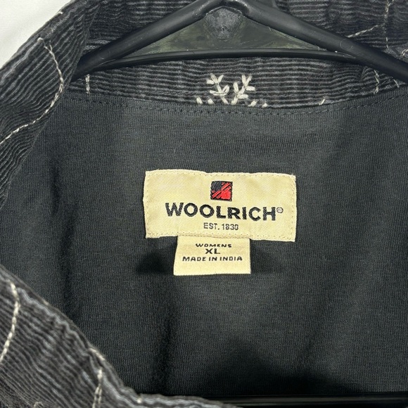 Woolrich Snowflake Embroidered 100% Cotton Vest | Size XL - Picture 6 of 8
